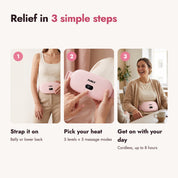 How to use Purly in 3 steps: strap it on, pick your heat, get on with your day